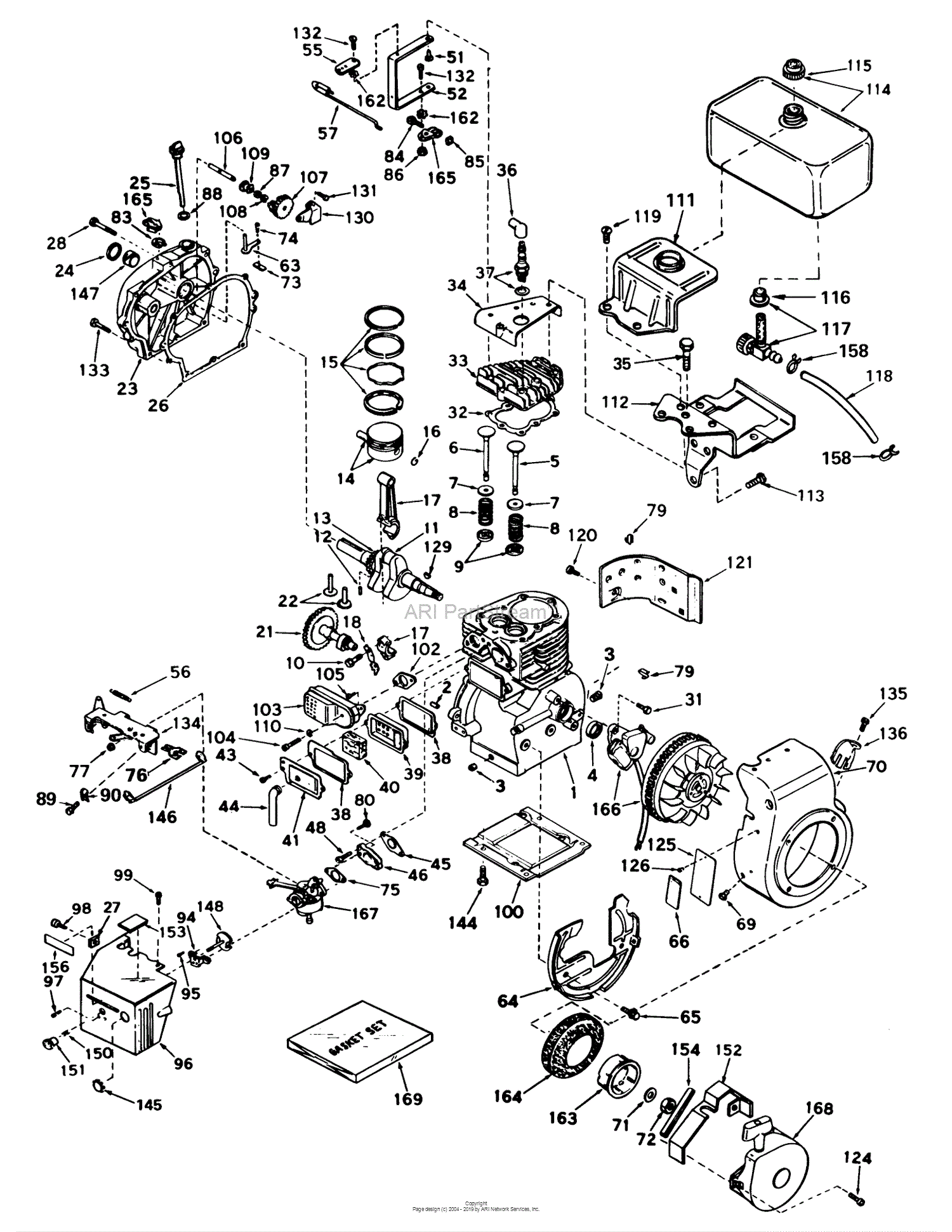 Toro 31677, 724 Snowthrower, 1974 (sn 4000001-4999999) Parts Diagram 