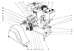 Toro 38040, 524 Snowthrower, 1978 (SN 8000001-8999999) Parts Diagrams