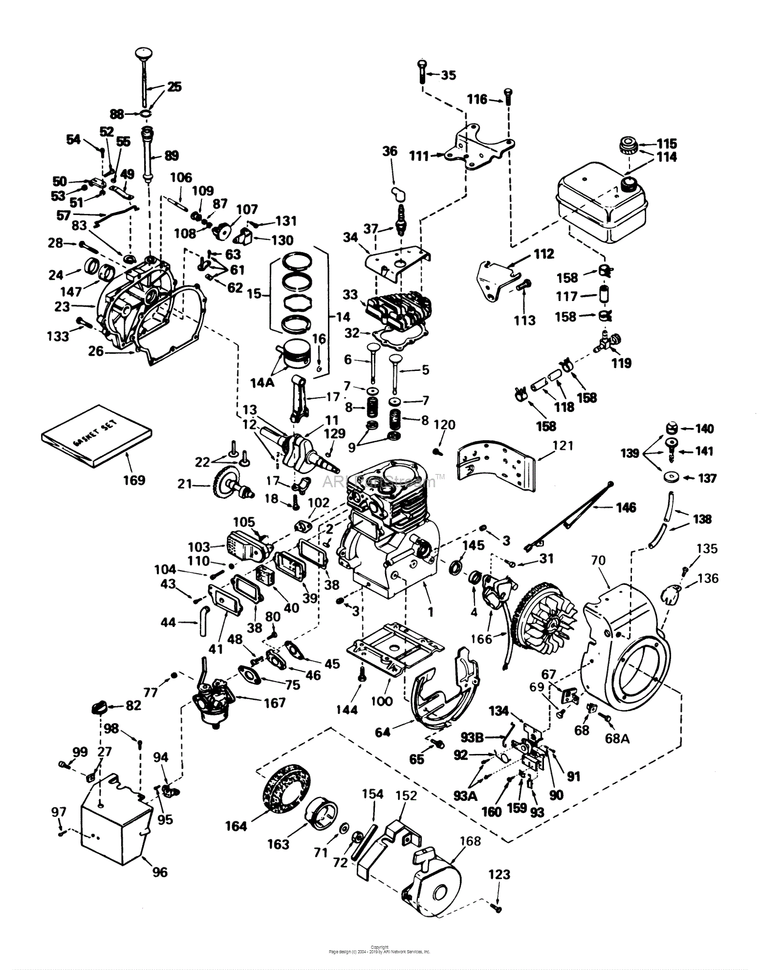 Toro 38045, 524 Snowthrower, 1982 (SN 2000001-2999999) Parts Diagram ...