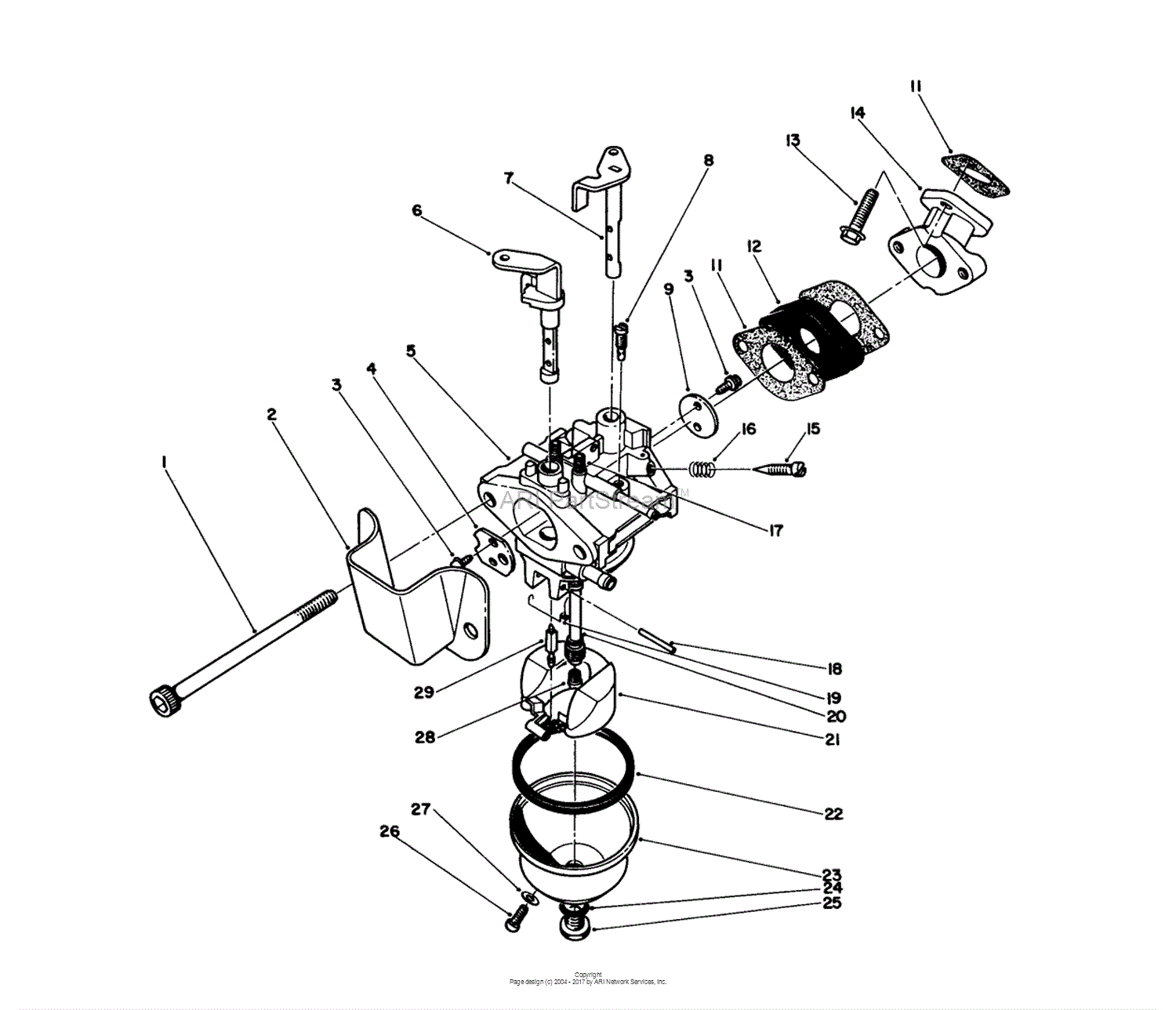 Toro 38180, CCR 2000 Snowthrower, 1986 (SN 6000001-6999999) Parts