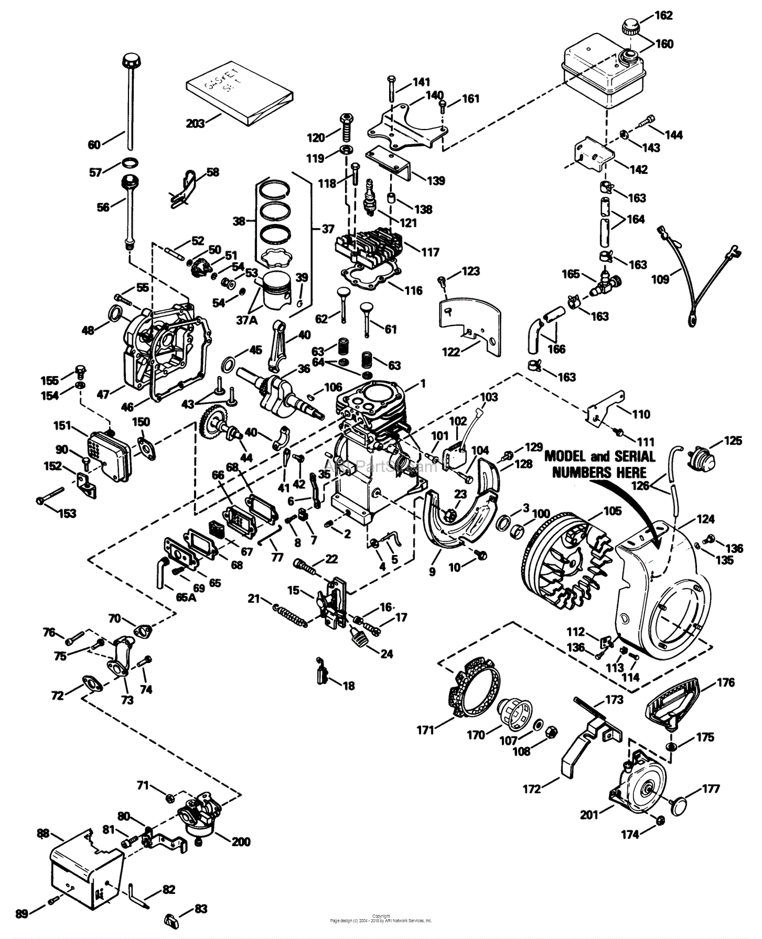 Toro 38052, 521 Snowthrower, 1988 (sn 8000001-8999999) Parts Diagram 