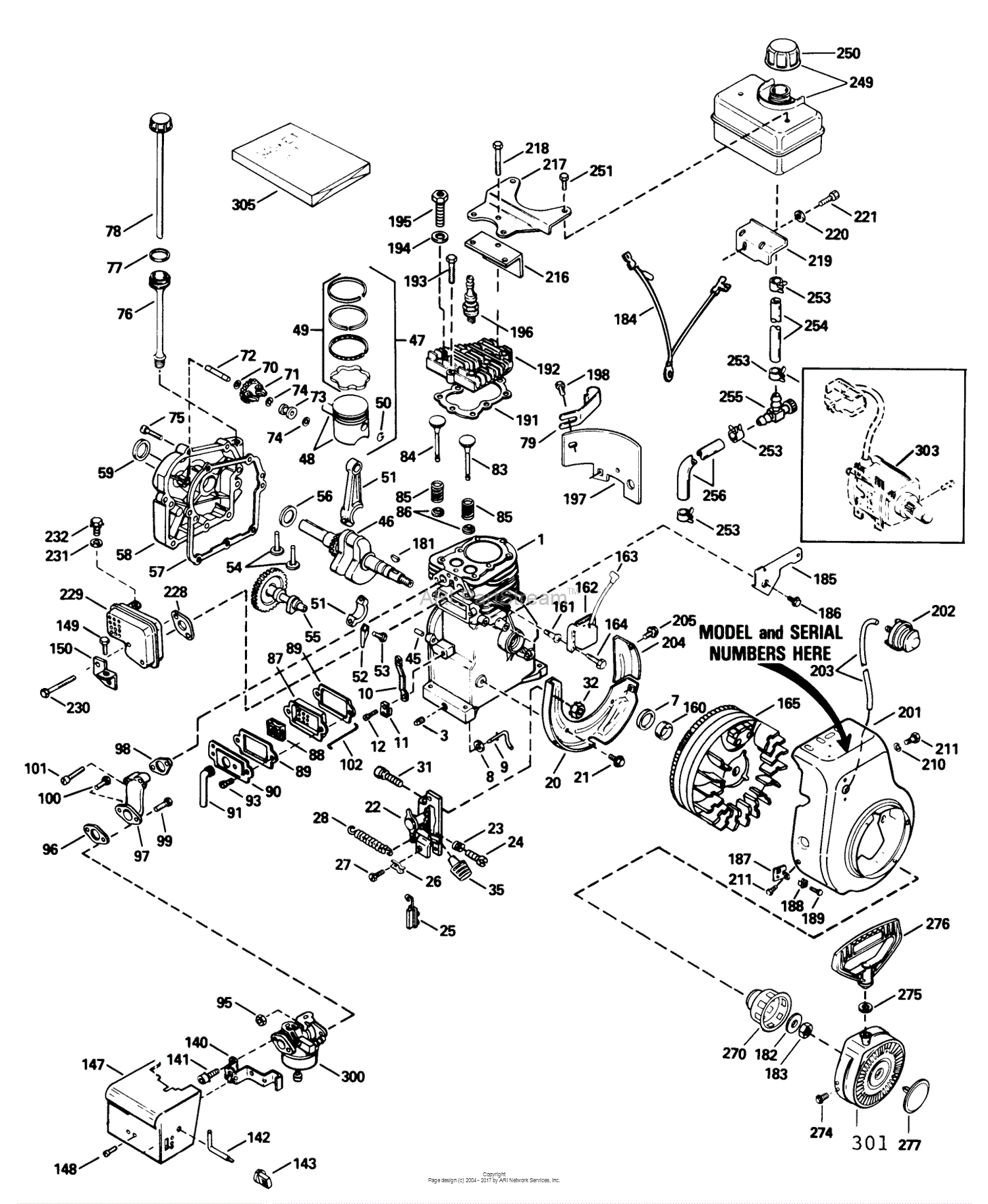 Toro 38052c, 521 Snowthrower, 1988 (sn 8000001-8999999) Parts Diagram 