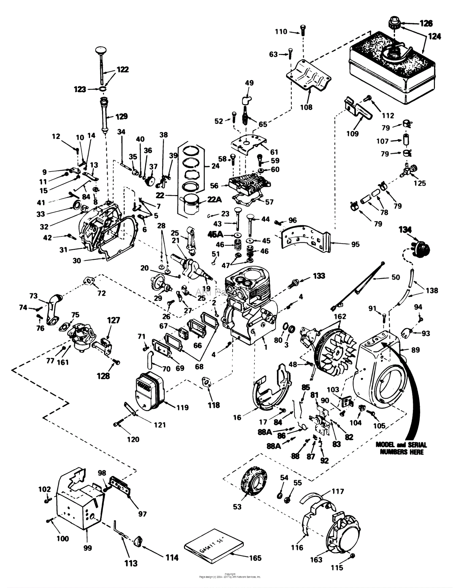 Toro 38085, 824 Snowthrower, 1988 (SN 8000001-8999999) Parts Diagram ...