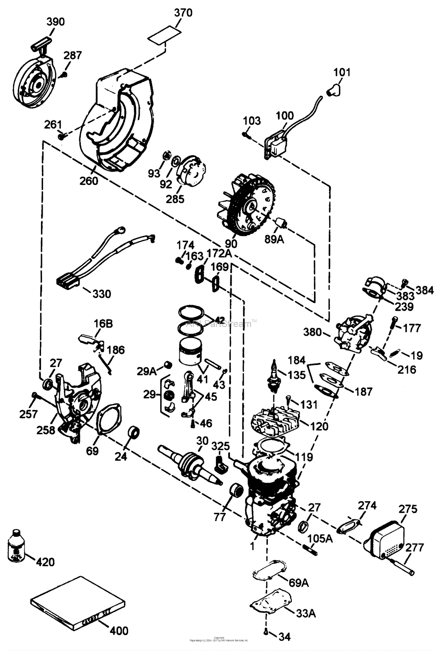 Toro 38195, CCR 1000 Snowthrower, 1994 (SN 49000001-49999999) Parts ...