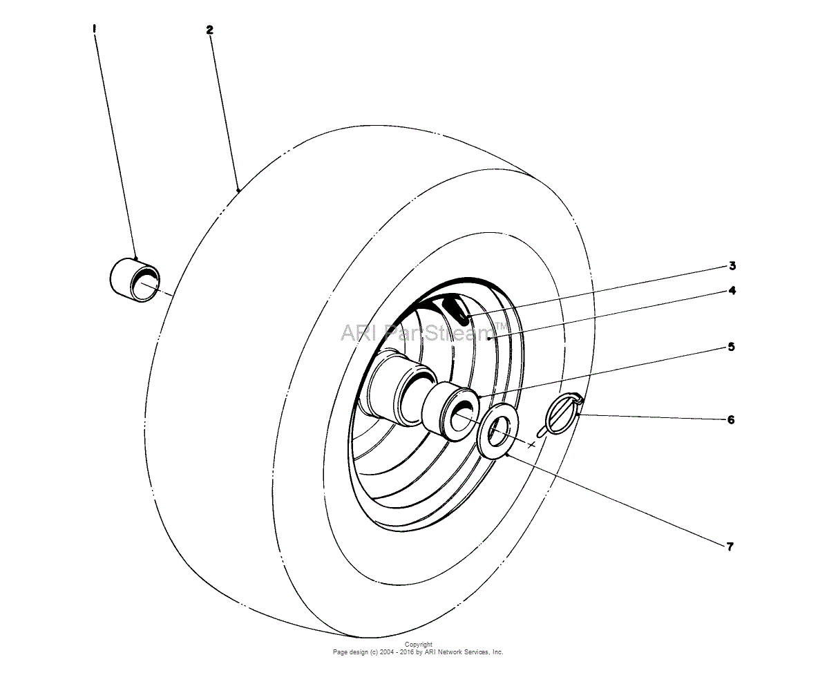 Toro 31995, 1032 Snowthrower, 1977 (SN 7000001-7999999) Parts Diagram ...