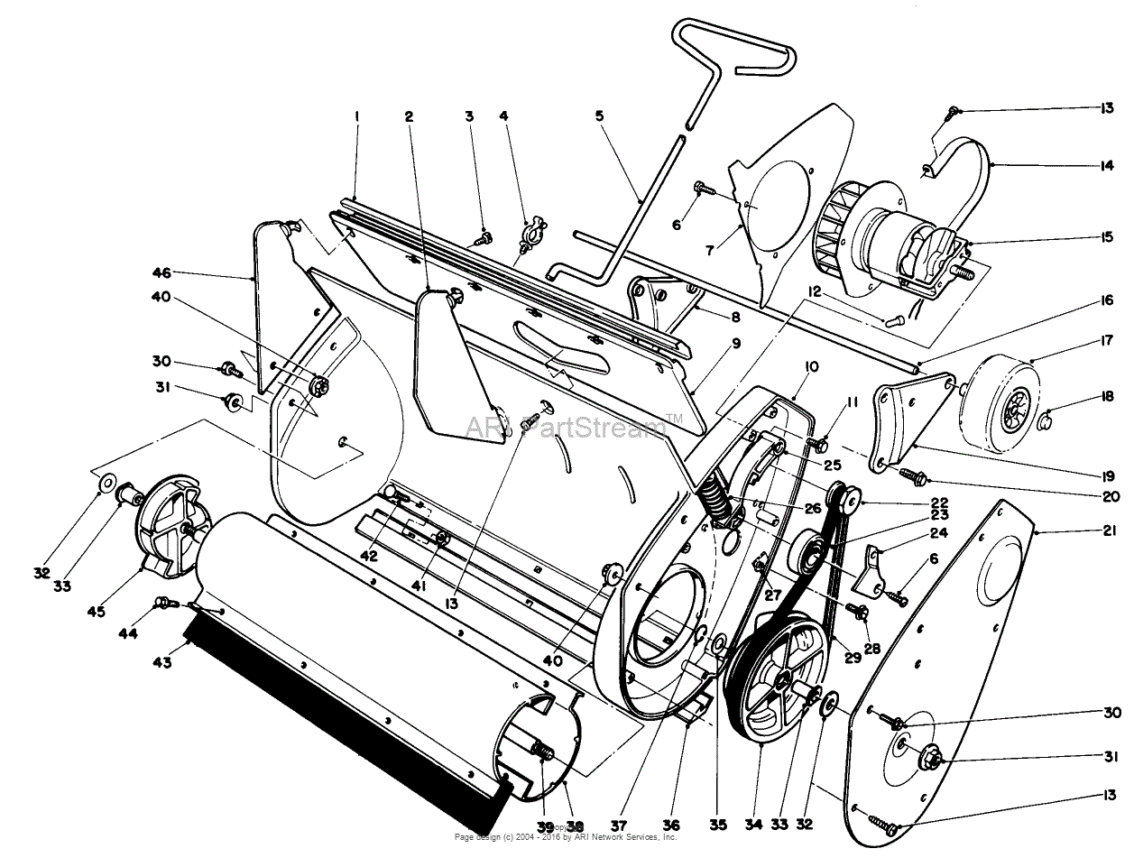 Toro 38000, S-120 Snowthrower, 1991 (SN 1000001-1999999) Parts Diagrams  Jacks Small Engines