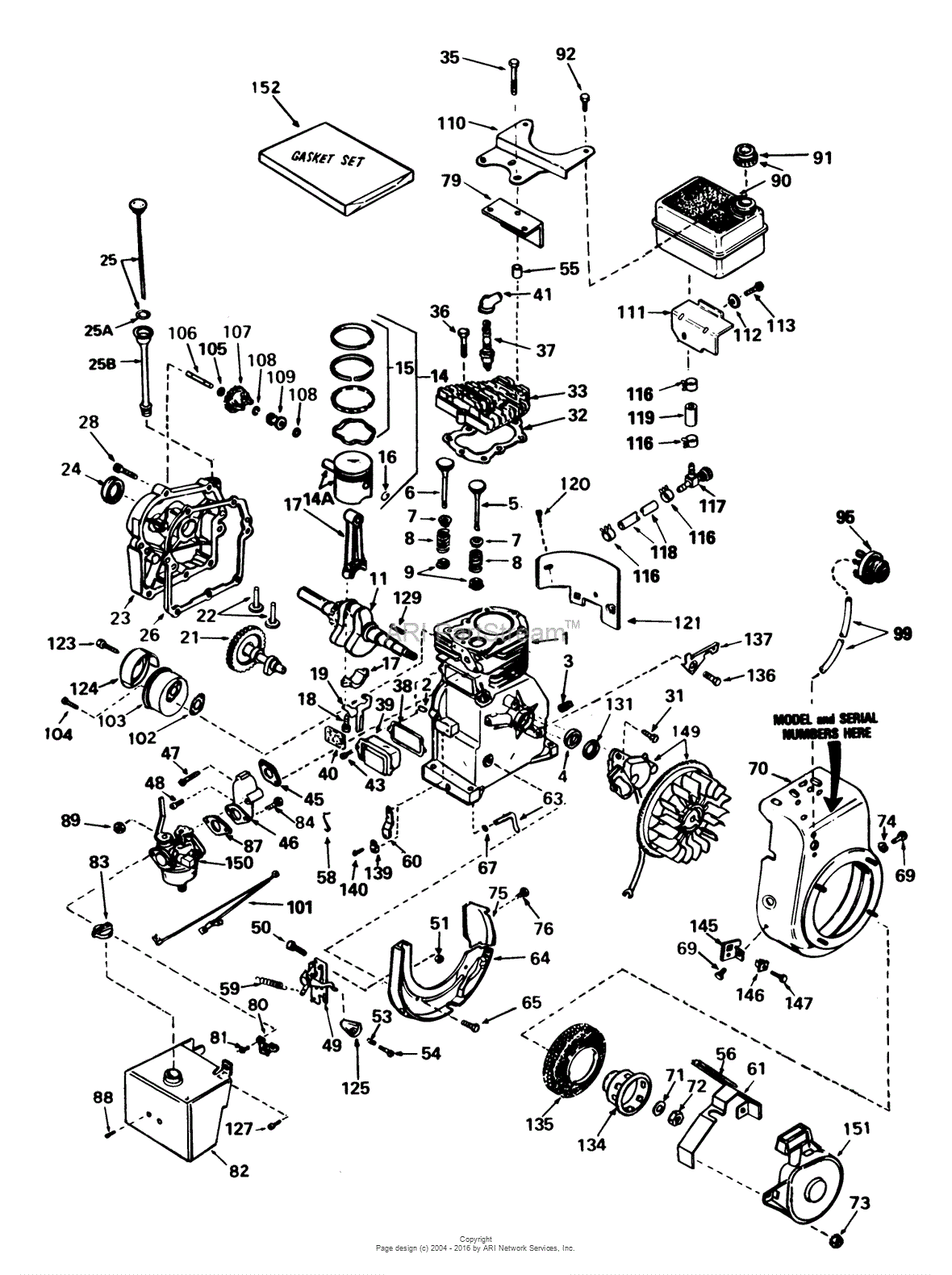 Toro 38035, 3521 Snowthrower, 1984 (SN 4000001-4999999) Parts Diagram ...