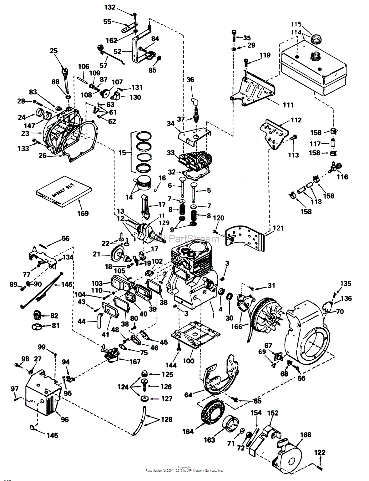 Toro 38050, 724 Snowthrower, 1978 (sn 8000001-8999999) Parts Diagram 