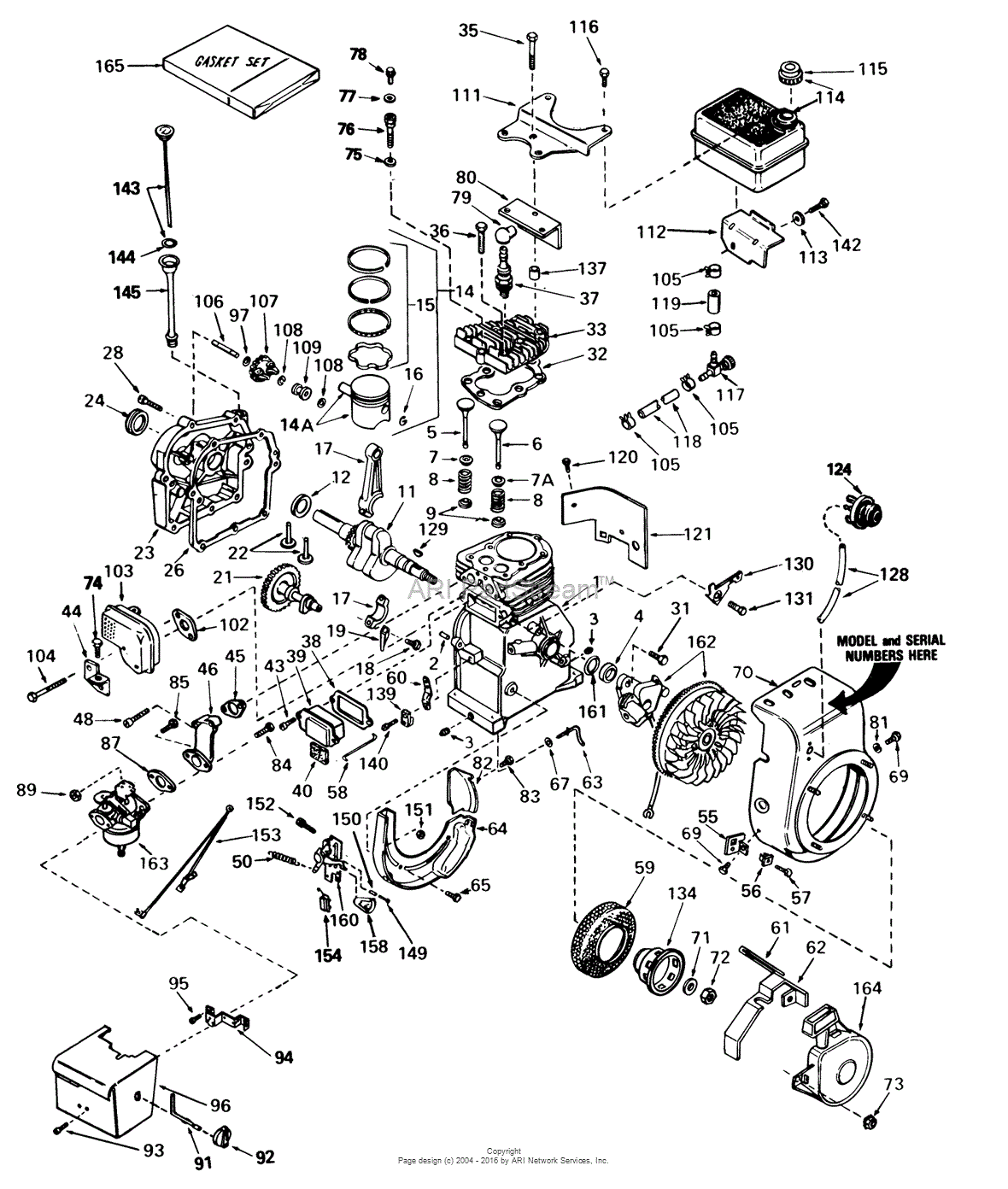 Toro 38052, 521 Snowthrower, 1984 (SN 4000001-4999999) Parts Diagram ...