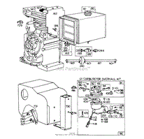 Toro 03104 - 58 Professional, 1980 (0000001-0999999) ENGINE BRIGGS &  STRATTON MODEL NO. 130232 TYPE NO. 0497-01 #3 Ersatzteile BS692208  REGLERFEDER