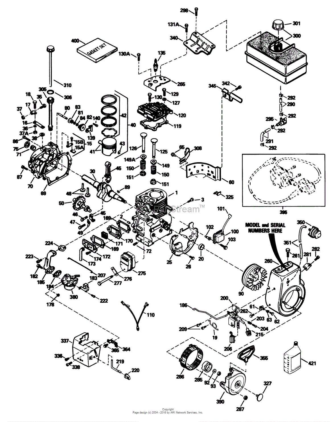 Toro 38080, 824 Snowthrower, 1992 (SN 2000001-2999999) Parts Diagram ...