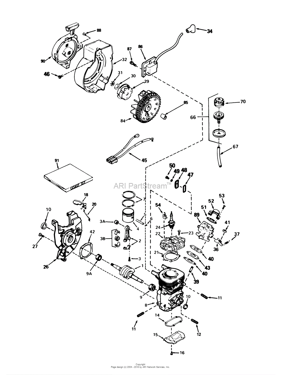 Toro 38162, S-620 Snowthrower, 1987 (SN 7000001-7999999) Parts Diagram ...