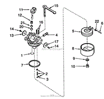 Toro 38175, CCR Powerlite Snowthrower, 1992 (SN 2000001-2999999) Parts ...