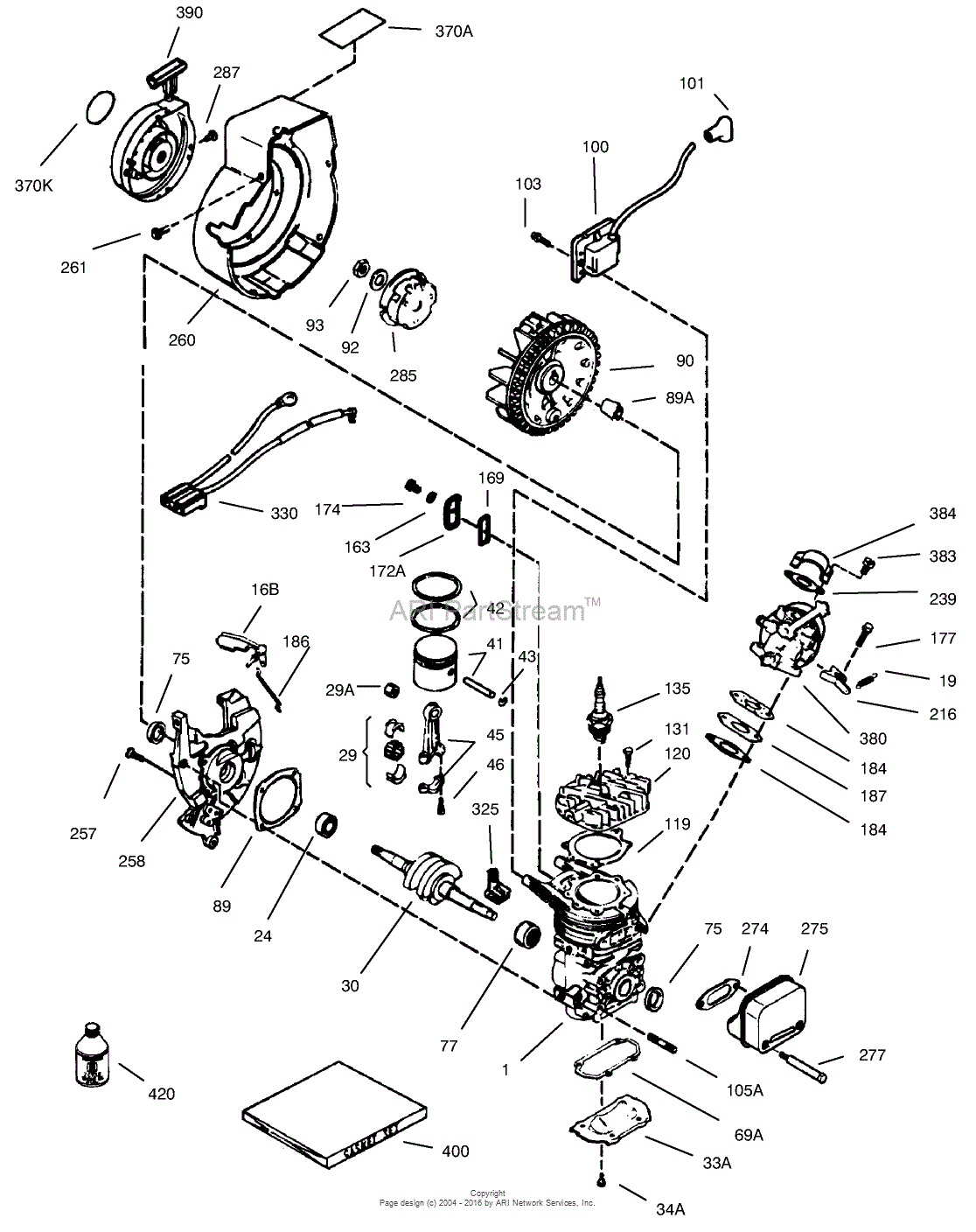 Toro 38182, CCR Powerlite Snowthrower, 2000 (SN 200000001200999999