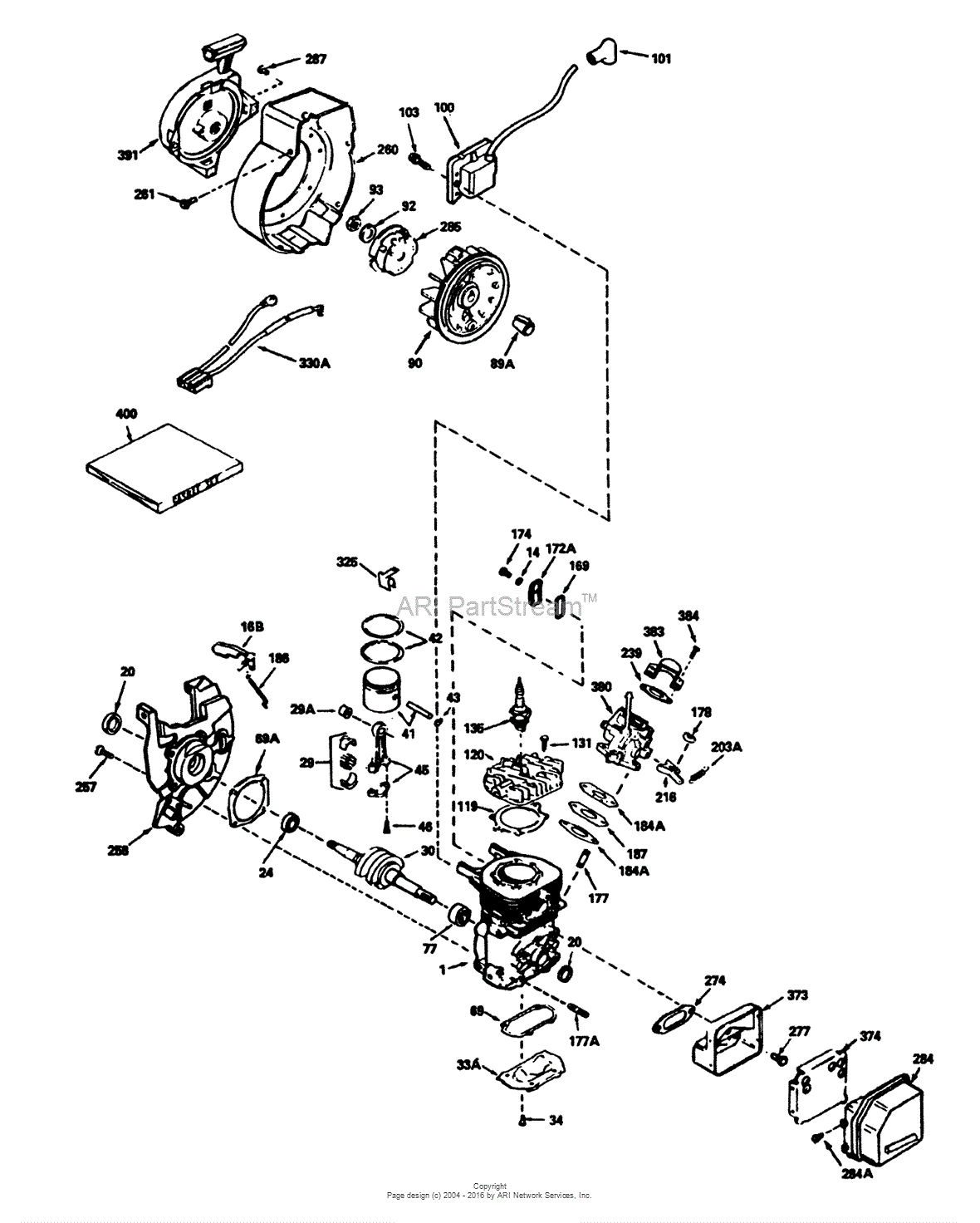 Toro 38176, CCR Powerlite Snowthrower, 1992 (SN 2000001-2999999) Parts ...