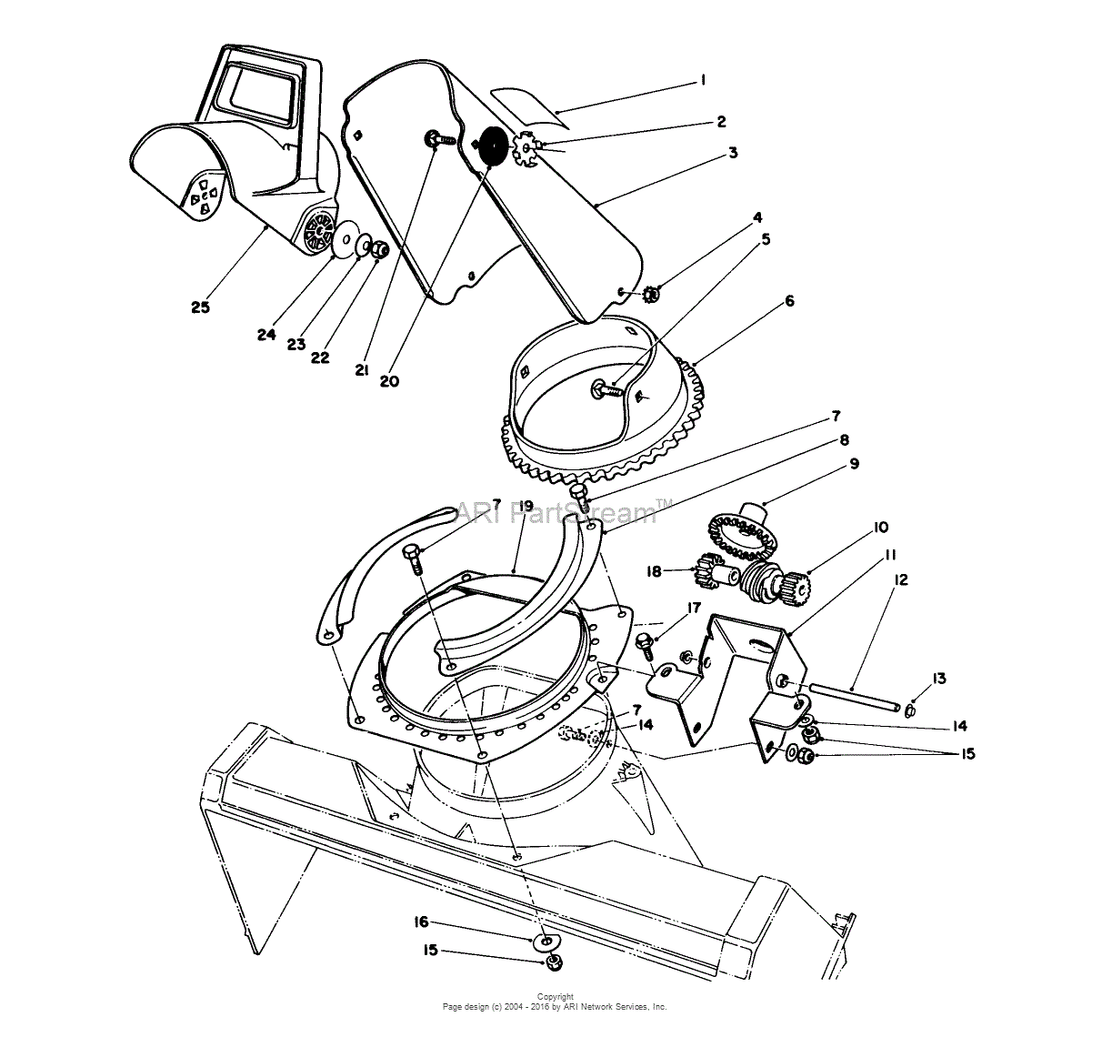 Toro 38180, CCR 2000 Snowthrower, 1986 (SN 6000001-6999999) Parts