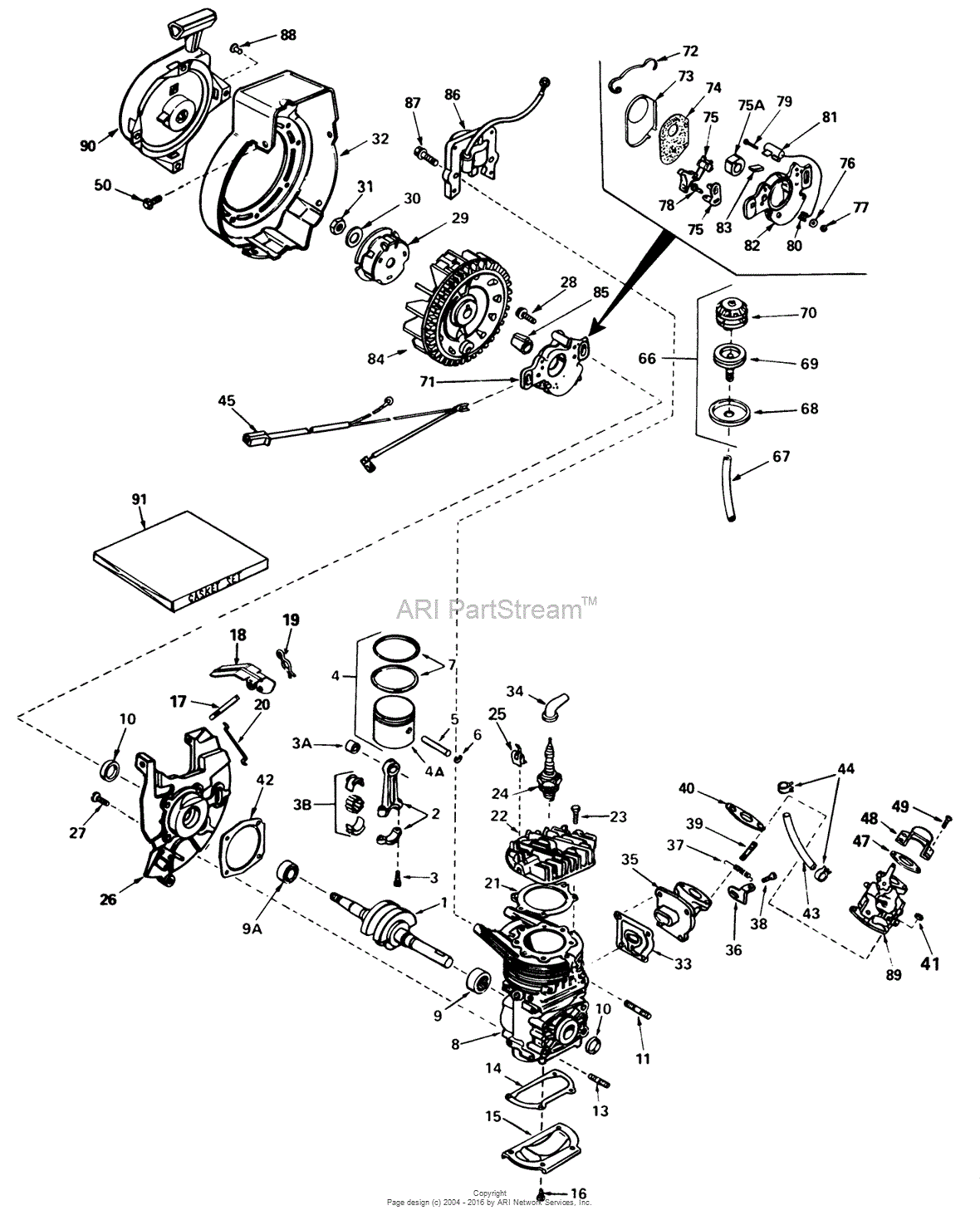 Toro 38235, S-200 Snowthrower, 1983 (SN 3000001-3999999) Parts Diagram ...