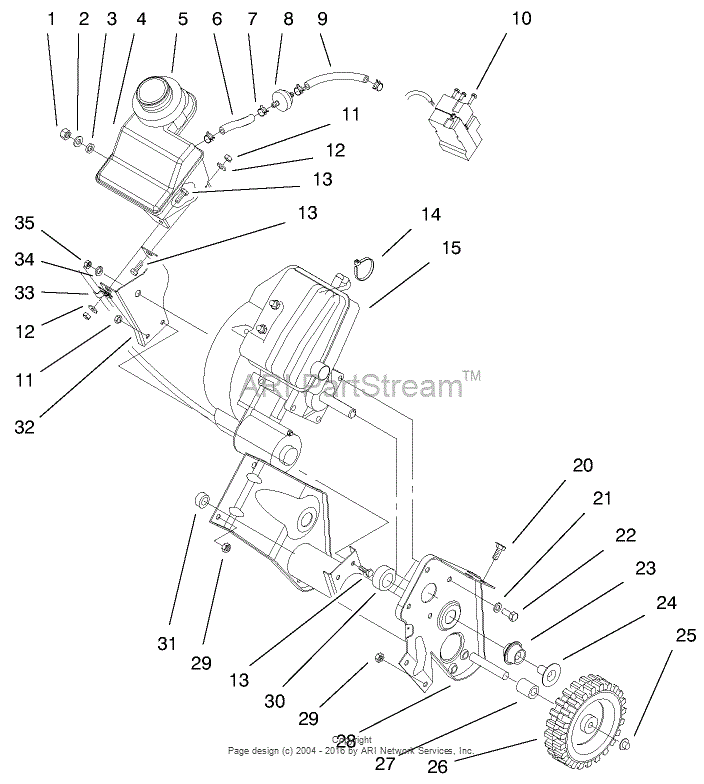 Toro 38437, CCR 3000 Snowthrower, 1999 (SN 9900001-9999999) Parts ...