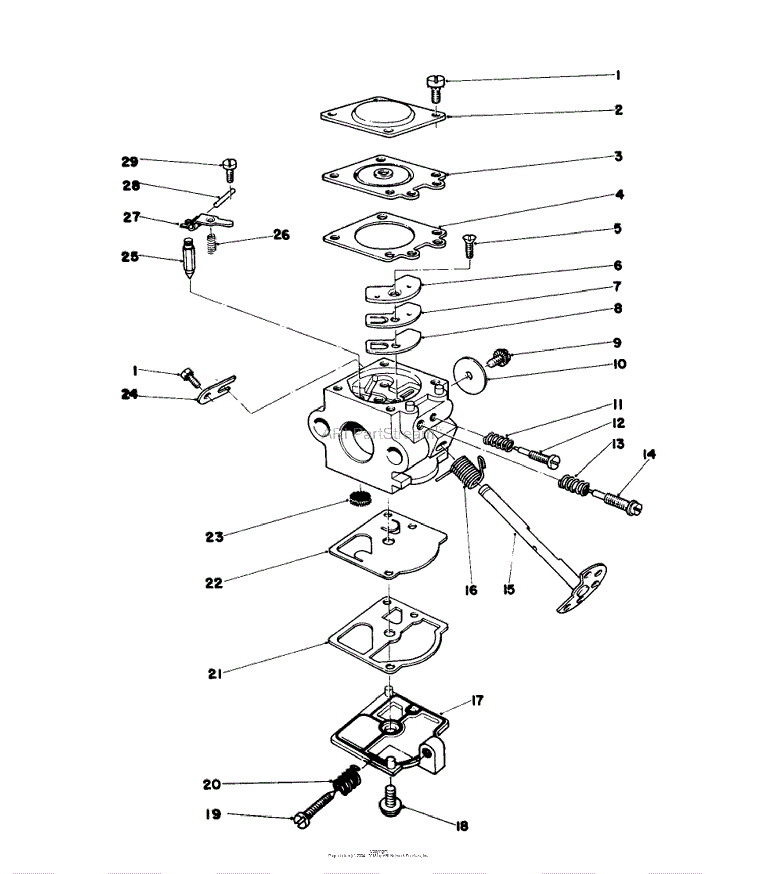 Toro 51608, TC 800 Gas Trimmer, 1982 (SN 2000001-2999999) Parts Diagram ...