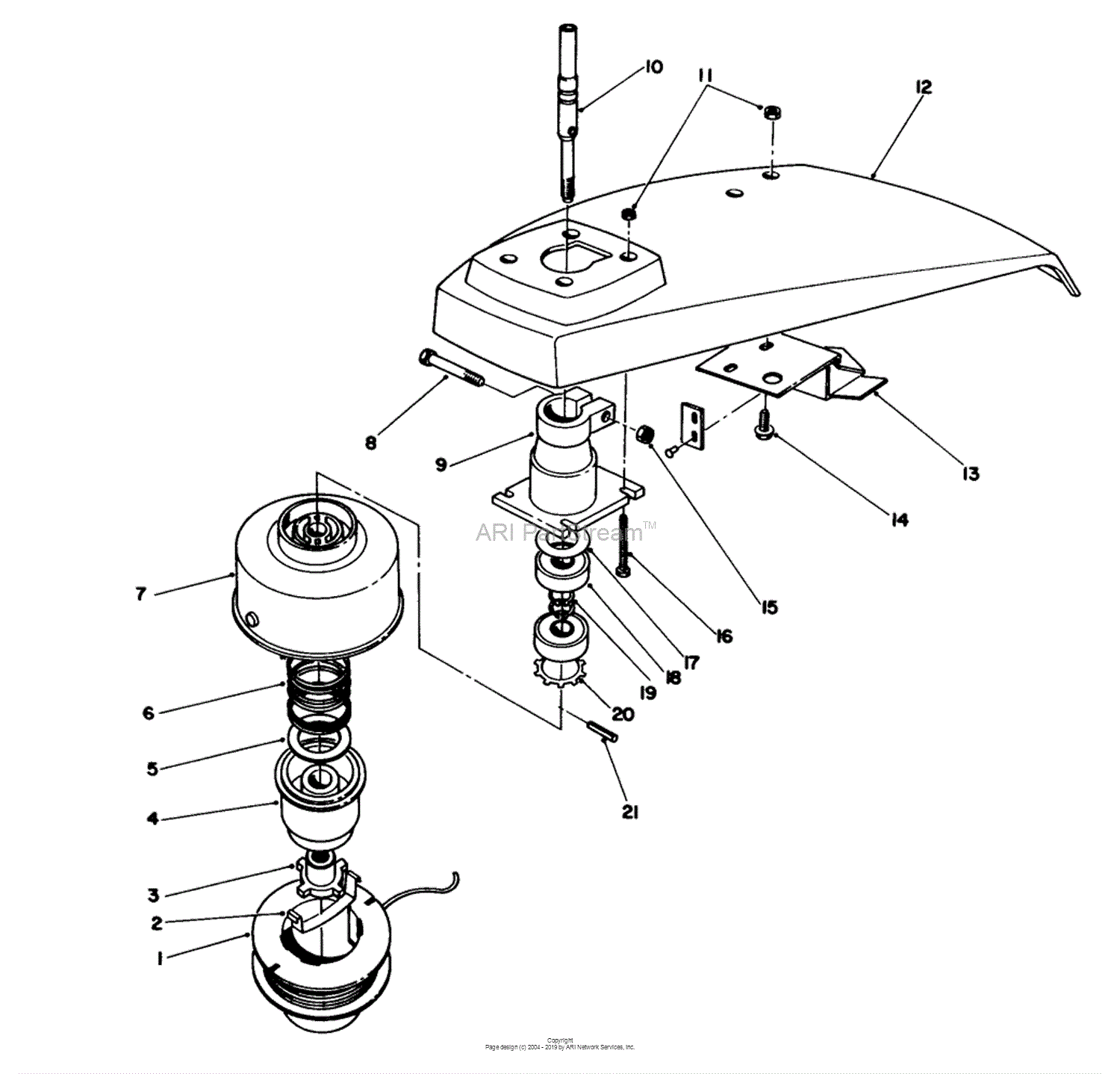 Toro 51641, TC 1000 Gas Trimmer, 1986 (SN 60000016999999) Parts