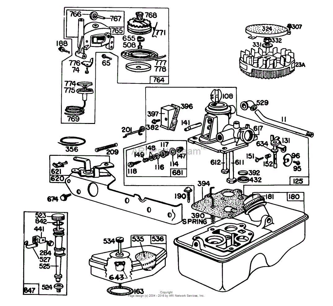 Toro 16930, Lawnmower, 1980 (SN 0000001-0999999) Parts Diagram for ...