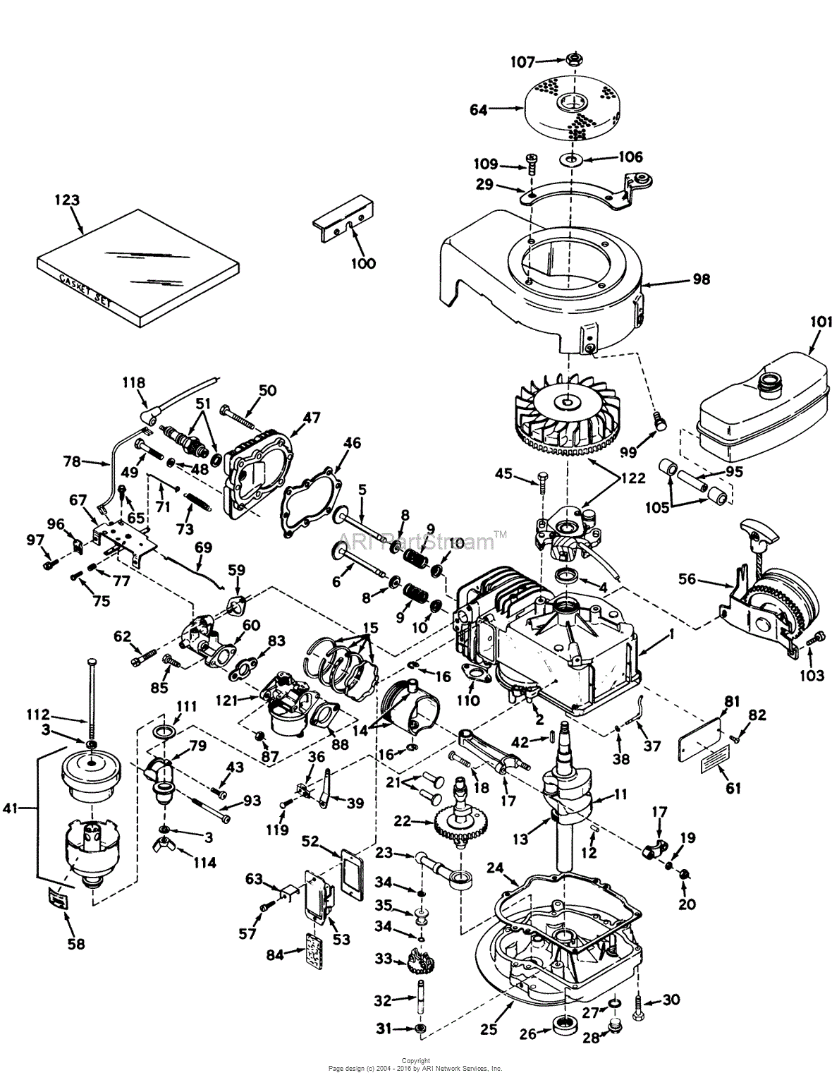 Toro 18214, Whirlwind Lawnmower, 1969 (SN 9000001-9999999) Parts ...
