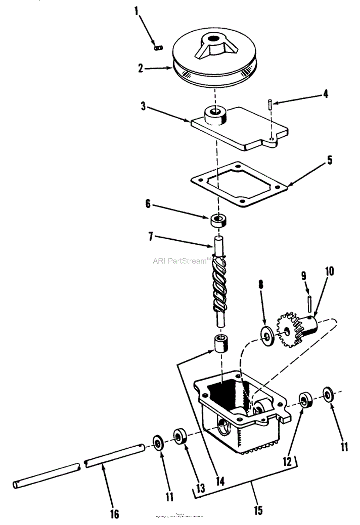 Toro 23200, Heavy-Duty Whirlwind, 1965 (SN 5000001-5999999) Parts ...