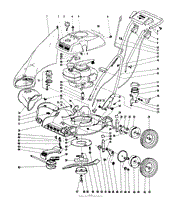 TORO MOWER OPERATING PARTS MANUAL MODEL WHIRLWIND H.P. 21 SN# 19119 - 101  & UP