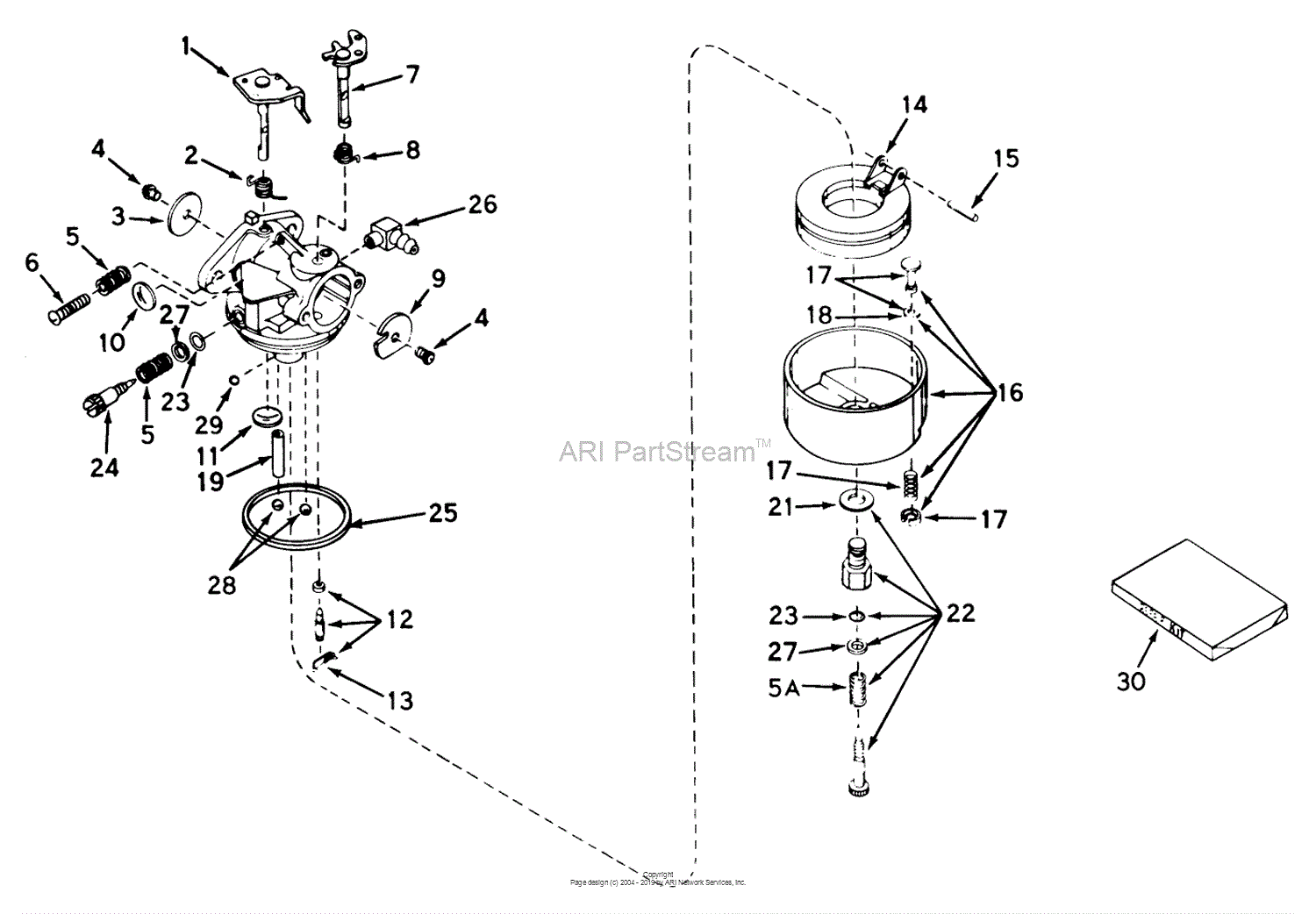 Toro 18208, Guardian Lawnmower, 1972 (SN 2000001-2999999) Parts Diagram ...