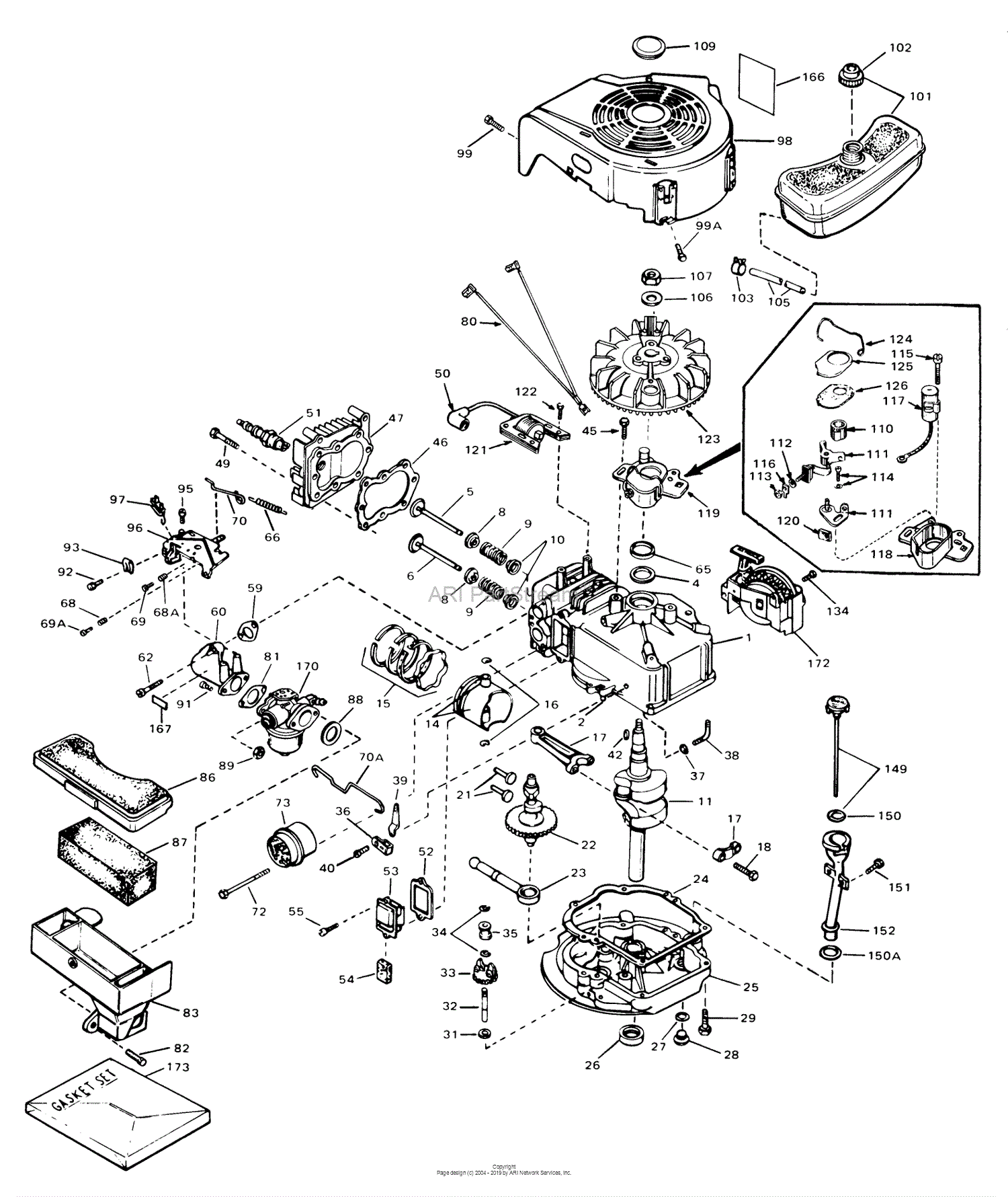 Toro 18017, Lawnmower, 1979 (sn 9000001-9999999) Parts Diagram For 