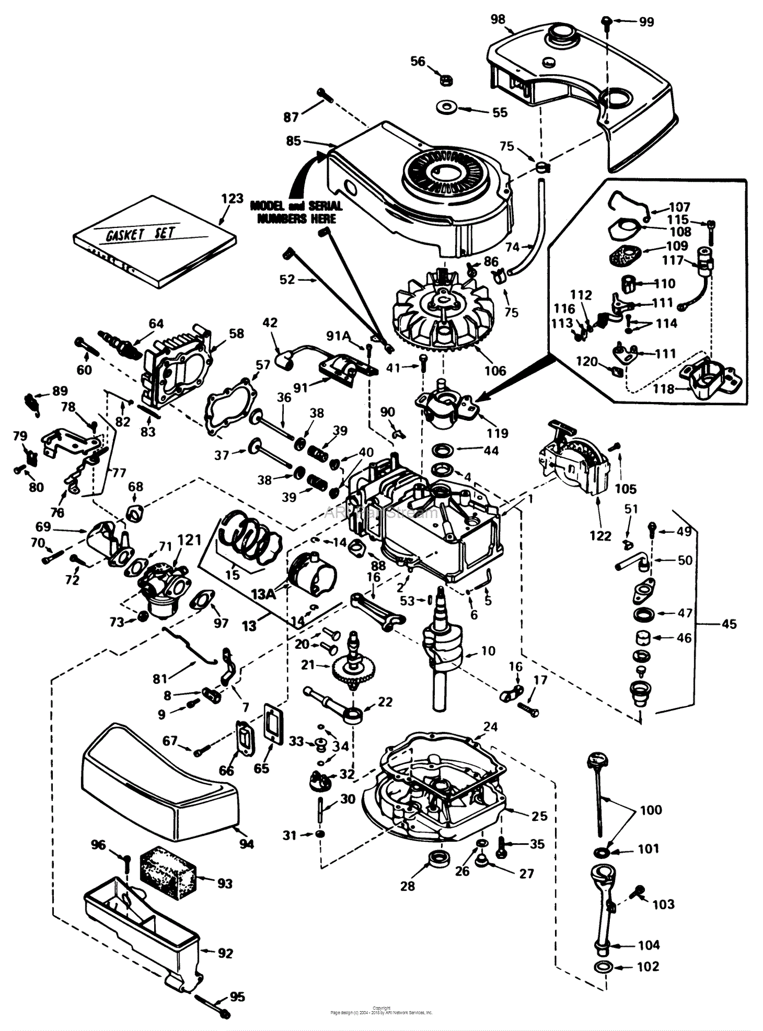 Toro 20775, Lawnmower, 1982 (SN 2000001-2999999) Parts Diagram for ...