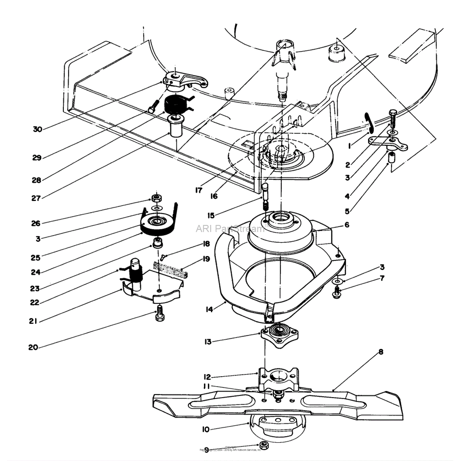 Toro 20672, Lawnmower, 1983 (SN 3000001-3999999) Parts Diagram for ...