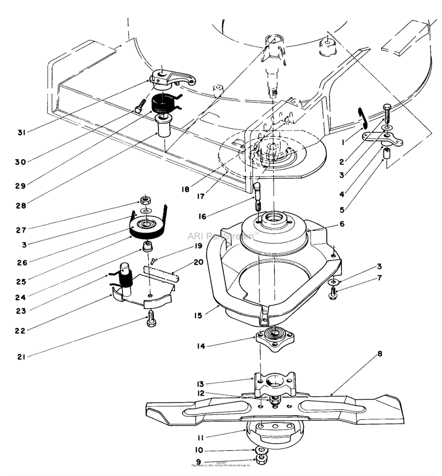 Toro 20672, Lawnmower, 1984 (sn 4000001-4999999) Parts Diagram For 