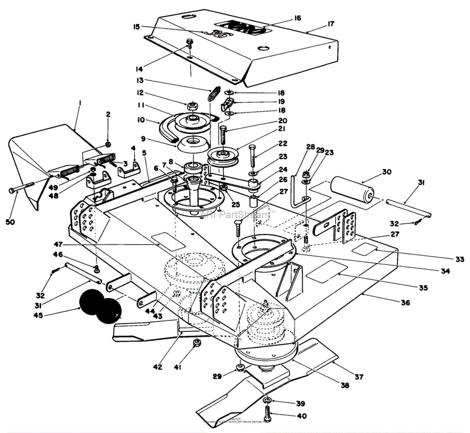 Toro 30112, Mid-Size Proline Gear Traction Unit, 12.5 hp, 1986 (SN ...