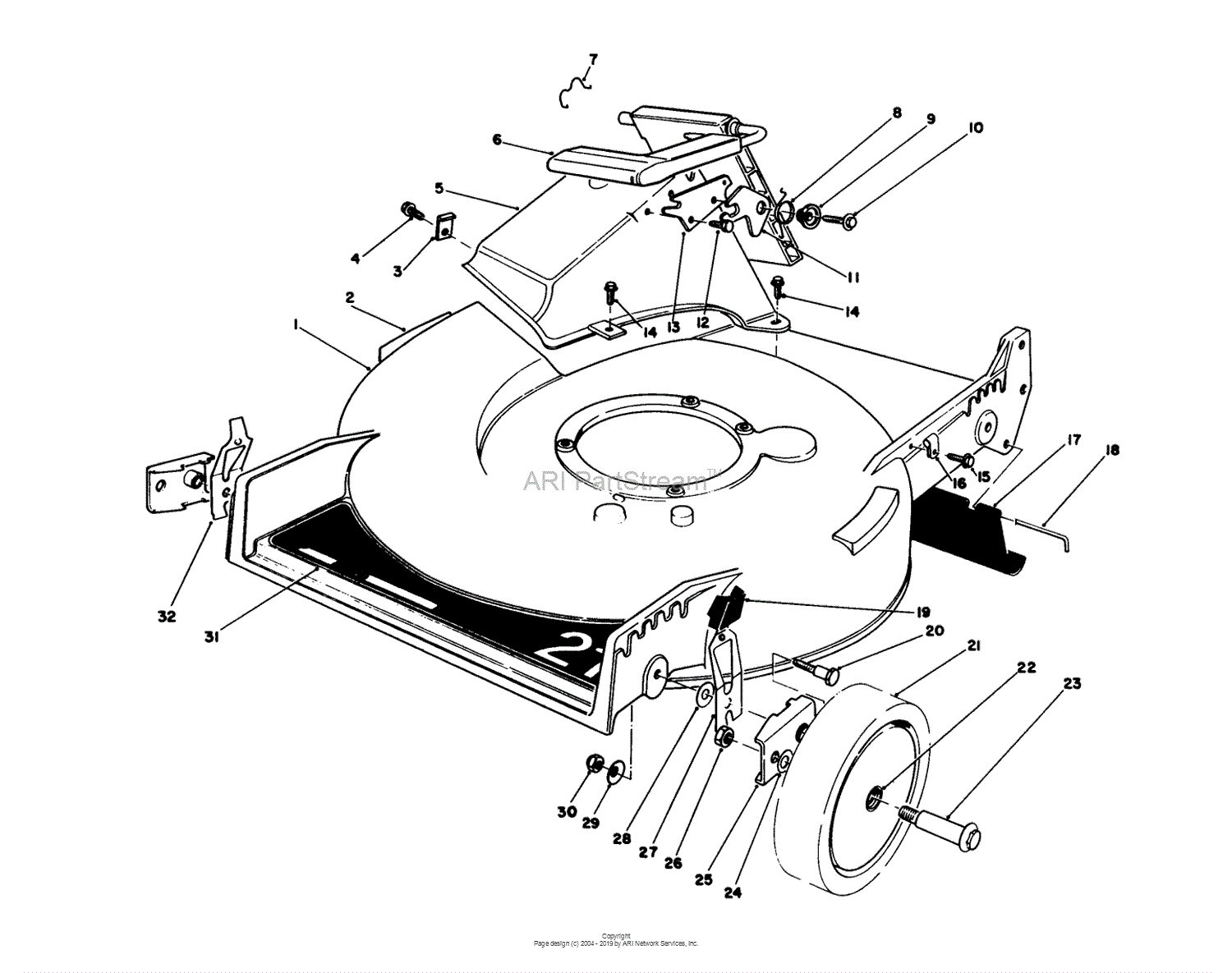 Toro 20526, Lawnmower, 1988 (SN 8000001-8999999) Parts Diagram for ...