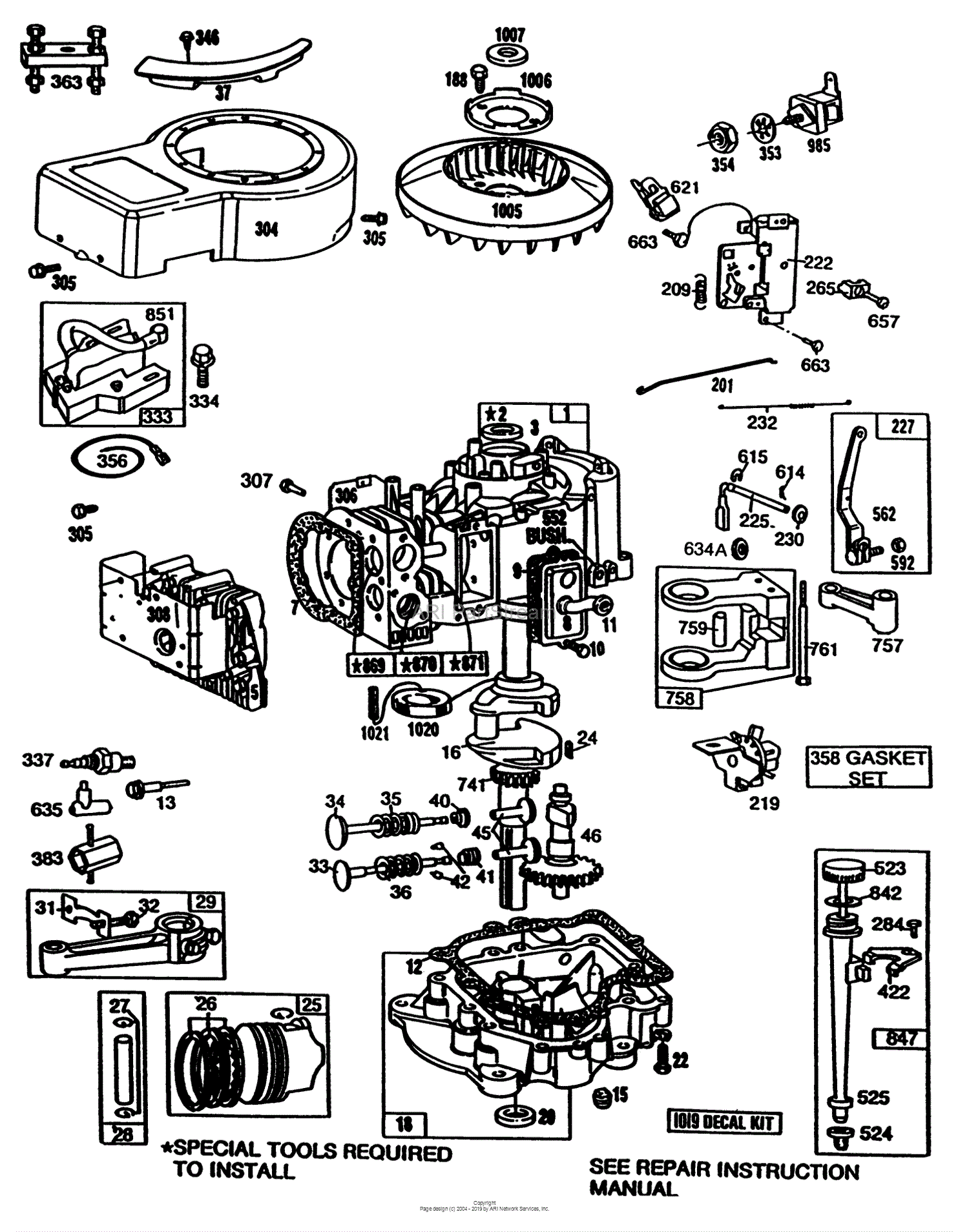Toro 30102, Mid-Size Proline Gear Traction Unit, 12 hp, 1988 (SN .
