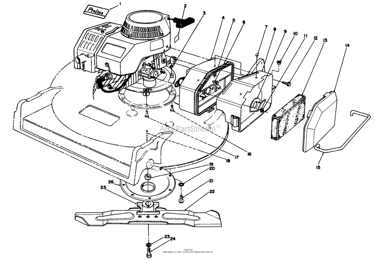 Toro 22035, Lawnmower, 1989 (SN 9000001-9006453) Parts Diagram for ...