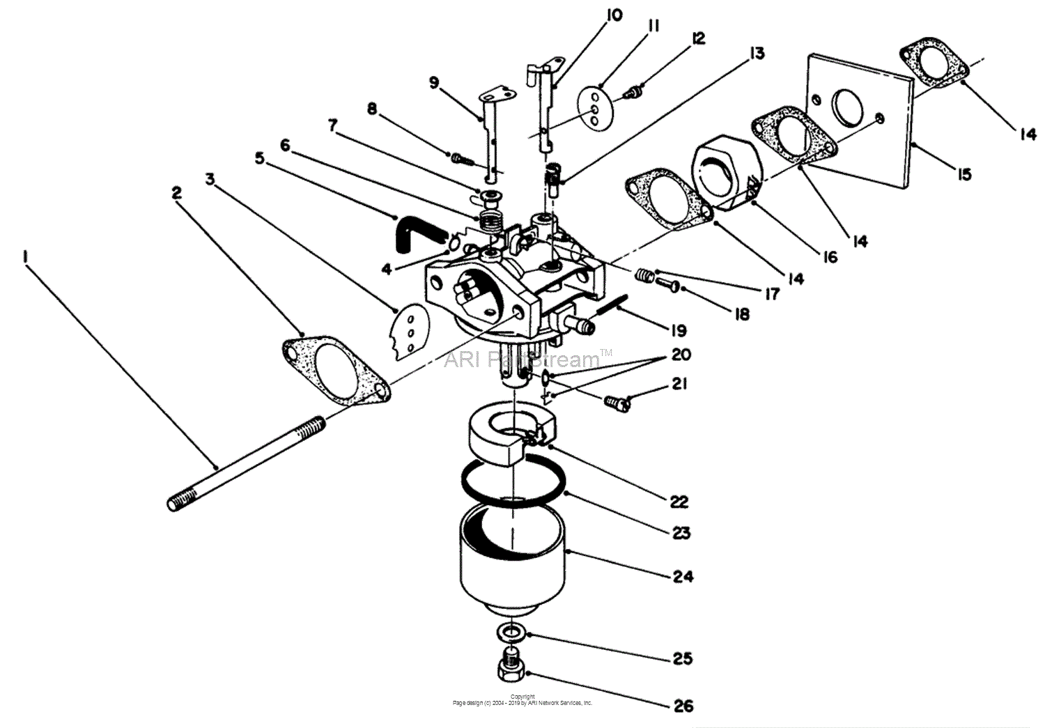 Toro Powerlite Carburetor Diagram