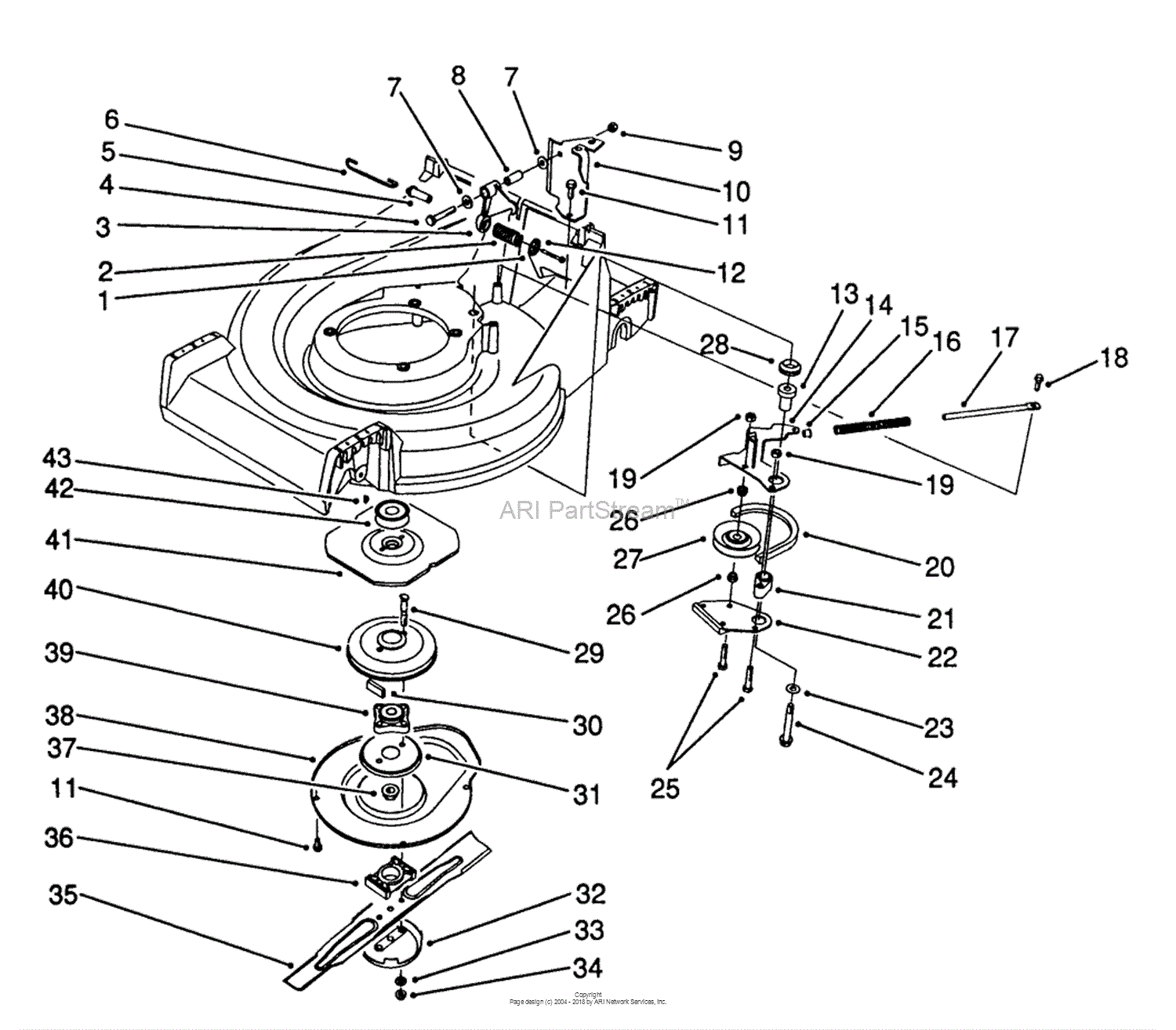 Toro 26624, Lawnmower, 1990 (SN 0001102-0999999) Parts Diagram for ...