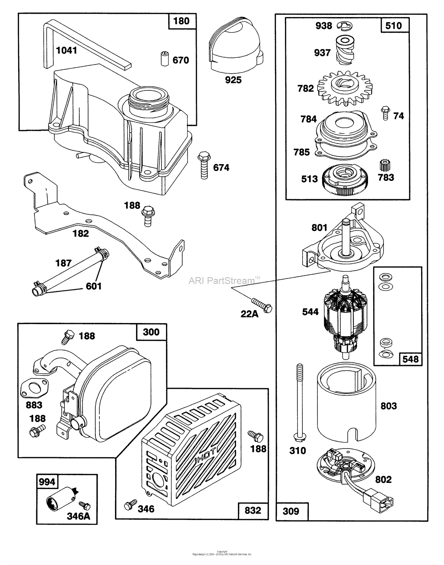 Toro 20210, Lawnmower, 1992 (SN 20000012999999) Parts Diagram for