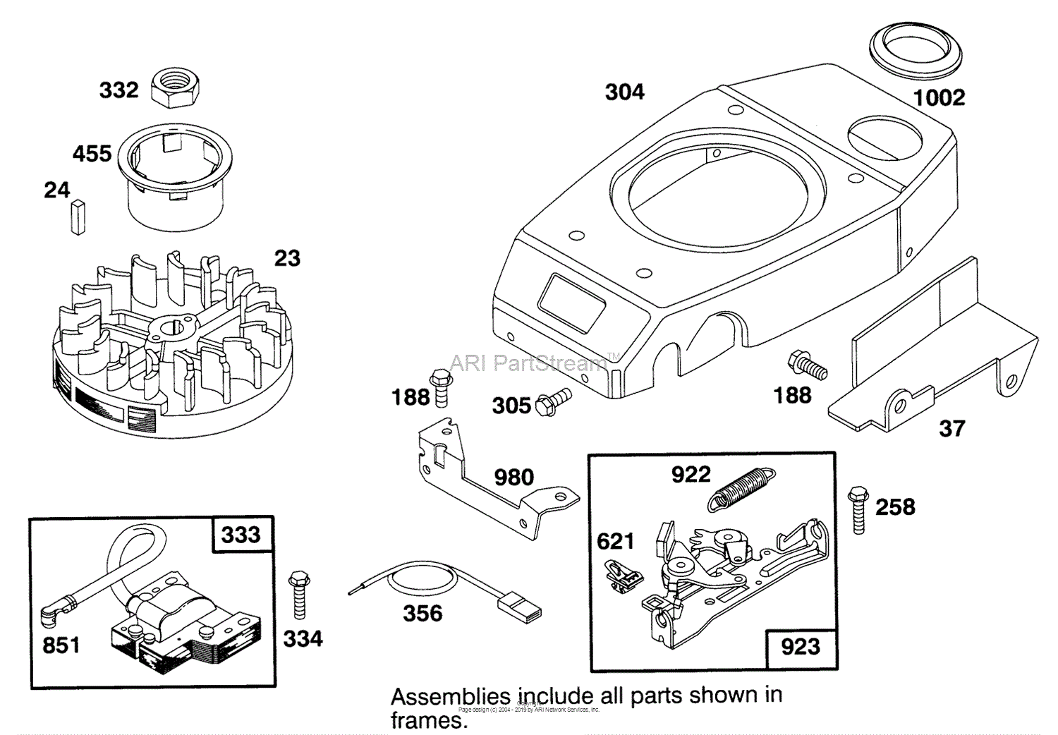 Toro 20922BC, 48cm Rear Bagging Lawnmower, 1995 (SN 59000001-59999999 ...