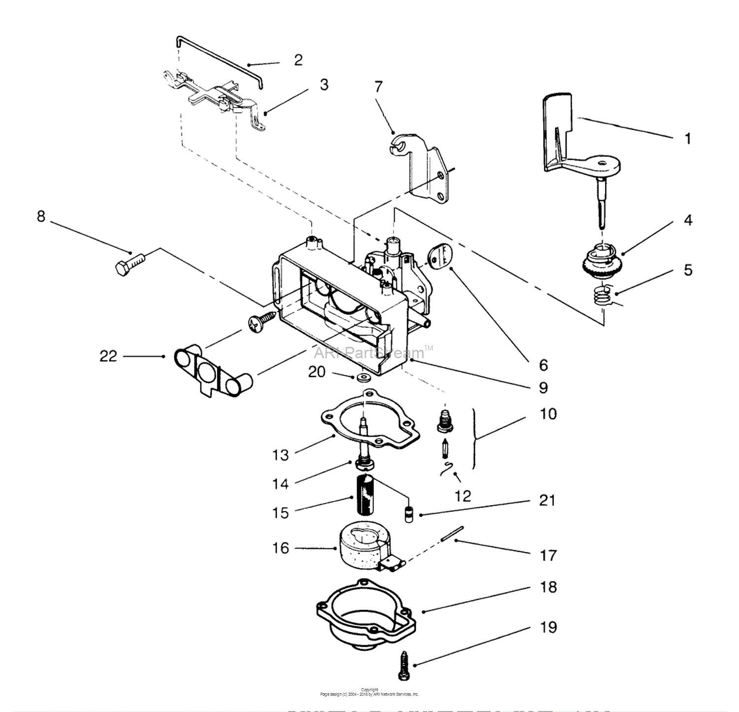 Toro 20444, Lawnmower, 1996 (SN 6900001-6999999) Parts Diagram for ...