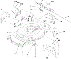 Toro 20005, 22in Recycler Lawnmower, 2005 (SN 250000001-250999999 ...