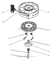 Toro 20016 22in Recycler Lawnmower 2005 Sn 250000001 250999999 Parts Diagram For Engine Assembly Tecumseh Lv195ea 362003b