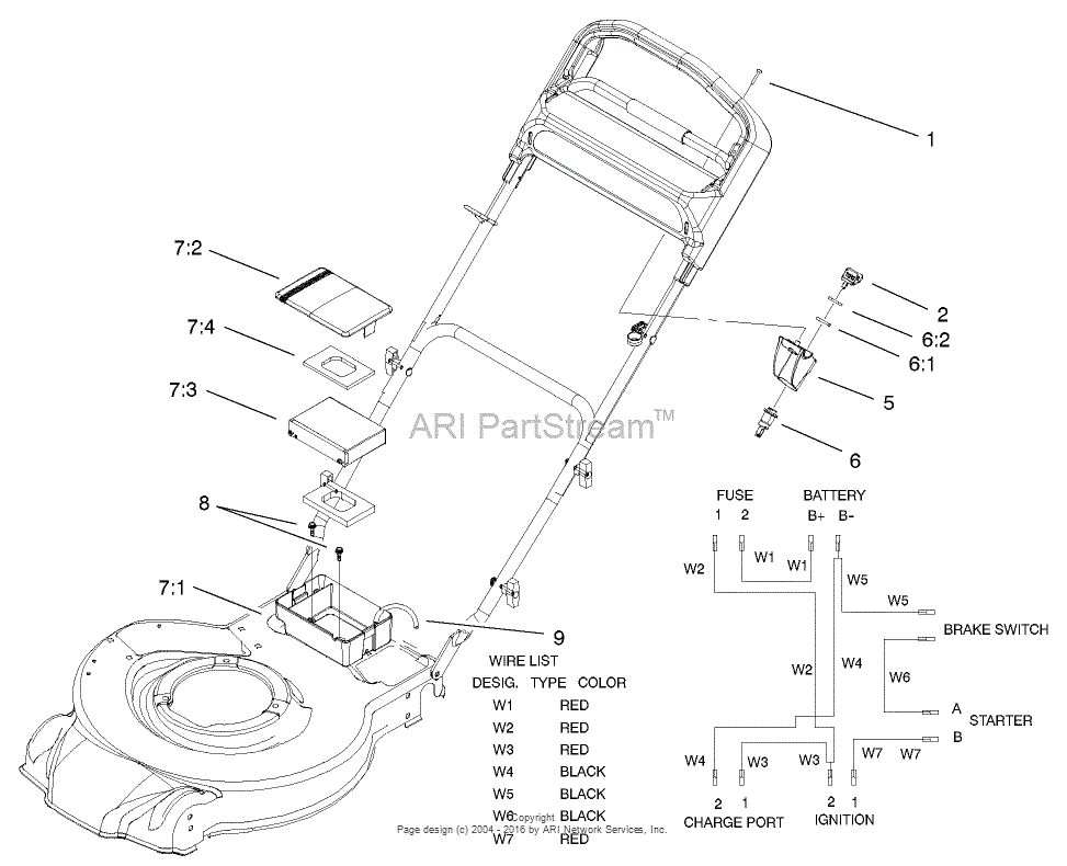 Toro 20035, Recycler Mower, R-21SE, 2001 (SN 210000001-210999999) Parts ...