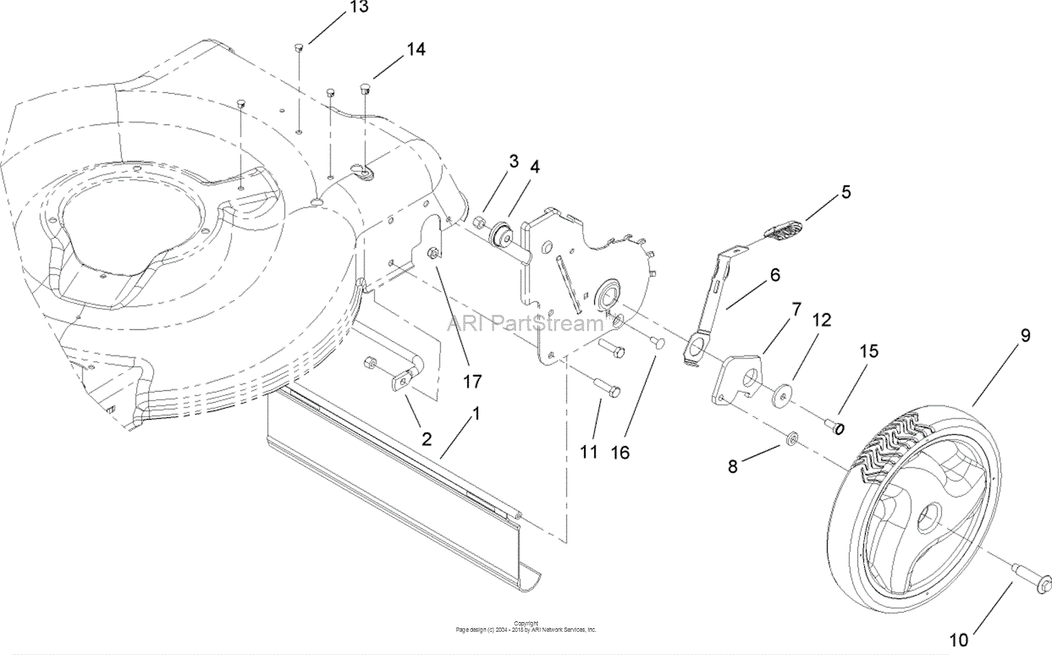 Toro 20069, 22in Recycler Lawn Mower, 2007 (SN 270000001-270999999