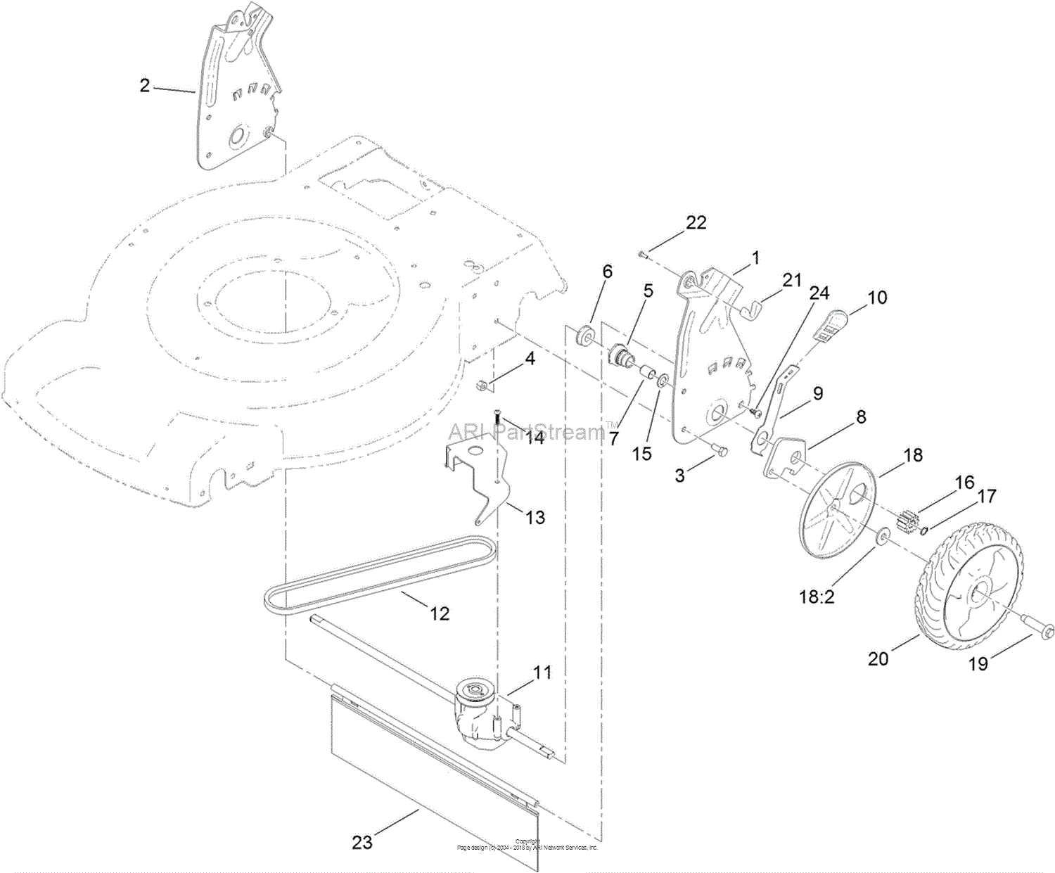 Toro Lawn Mower Parts List - Toro 20074, 22in Recycler Lawn Mower, 2007 (SN 270000001 ... : 491588b in stock, 25+ available this is a genuine oem replacement part, it is sold individually.