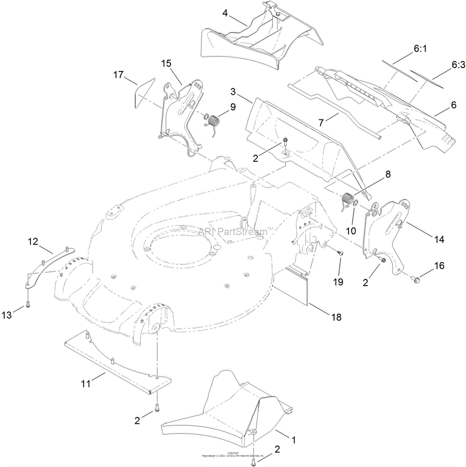 Toro 20797, 53cm Super Recycler Lawn Mower, 2013 (SN 313000001 ...