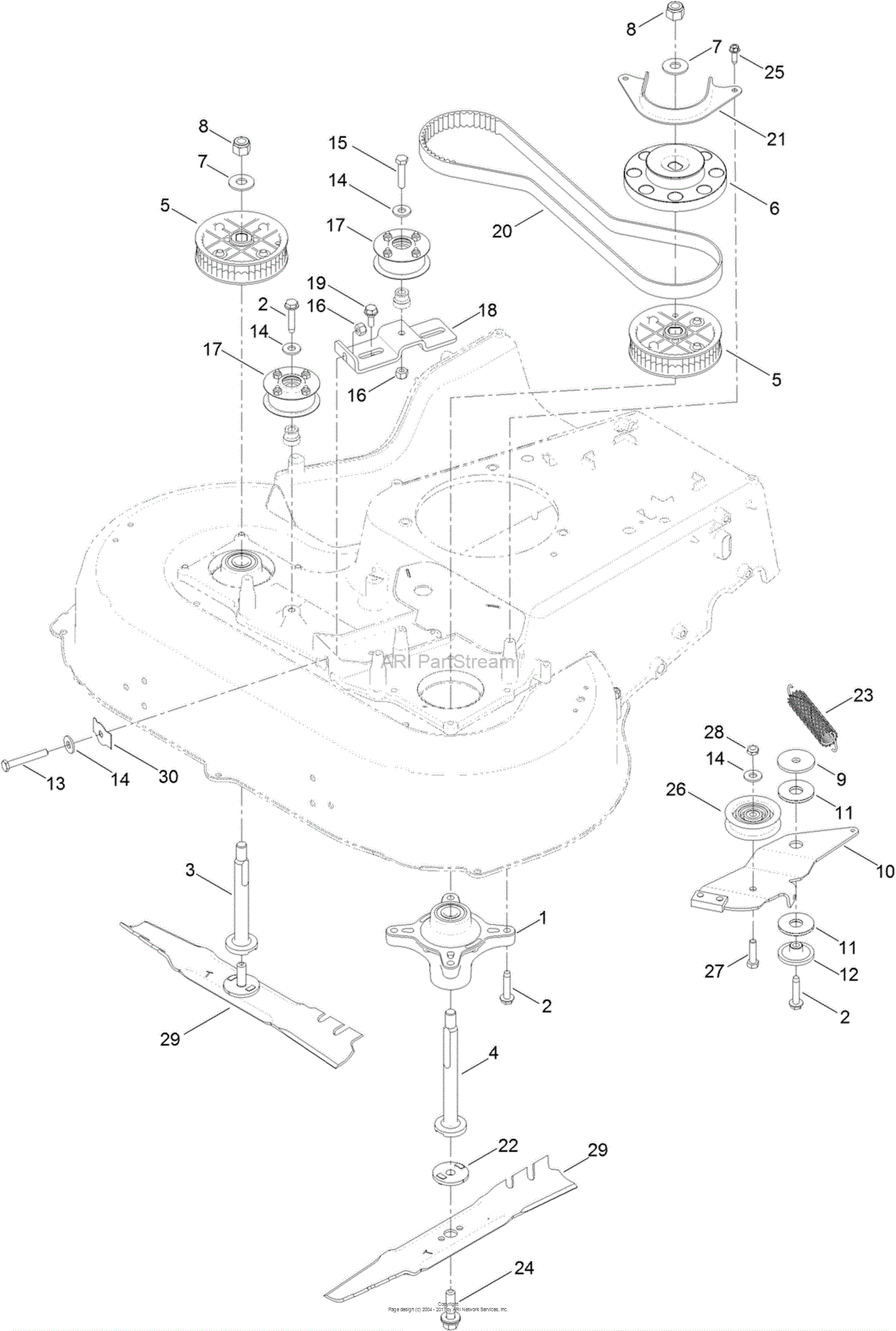 Toro timemaster 2024 30 belt diagram