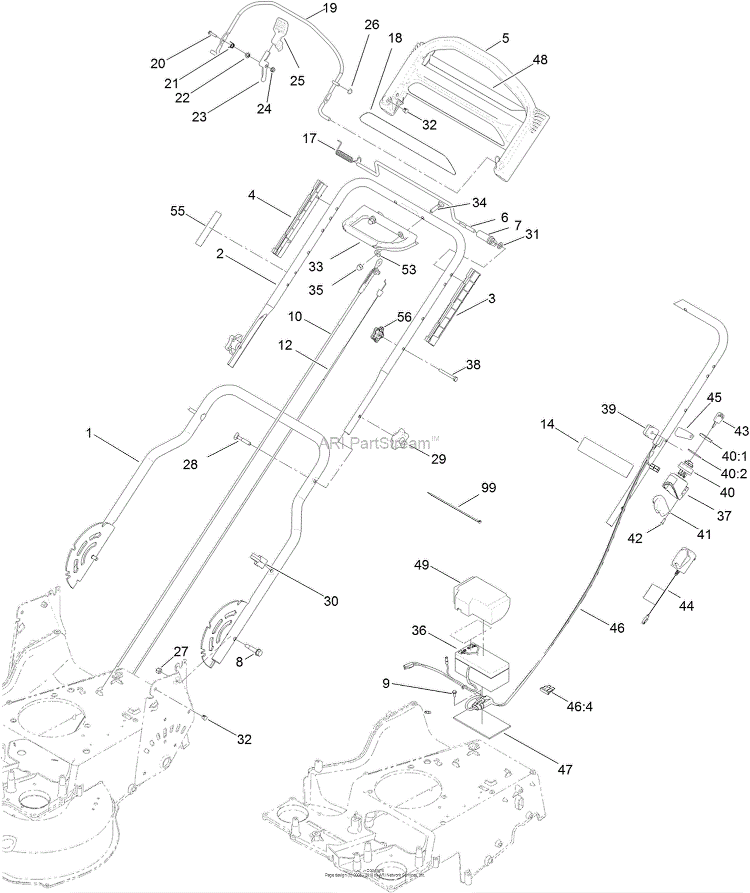 Toro 20200, TimeMaster 30in Lawn Mower, 2015 (SN 315000001-315999999 ...